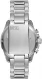 Diesel Watch for Men Armbar, Three Hand Movement, 44mm Red Silicone case with a Silicone Strap, DZ1979SET