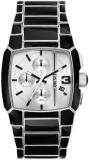 Diesel Watch for Men Clasher, Three Hand Movement, 51mm Gunmetal Stainless Steel case with a Stainless Steel Strap, DZ7462