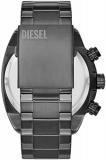Diesel Men's Overflow Chronograph, Gunmetal-Tone Stainless Steel Watch, DZ4616