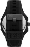 Diesel Watch for Men Flayed, Three Hand Movement, 47MM Black, Gold Stainless Steel case with a Stainless Steel Strap, DZ7471