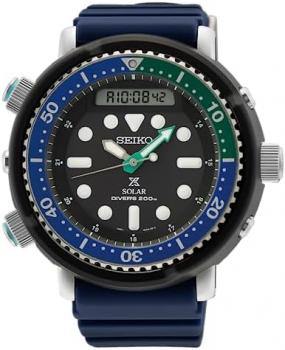 SEIKO Prospex Sea Analog-Digital Black Dial Men's Watch SNJ039P1, Modern