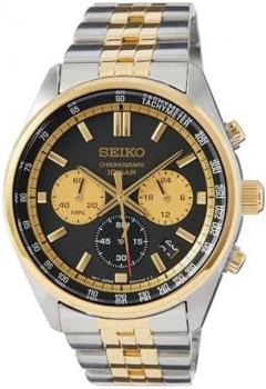 Seiko Men's Analog Quartz Watch with Stainless Steel Strap SSB430P1