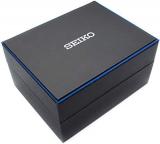 SEIKO Mens Analogue Solar Powered Watch with Silicone Strap SNE499P1