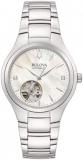 Bulova Open Heart 96P247 Mother of Pearl and Diamonds Automatic Women's Watch