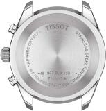 Tissot Men Chronograph Swiss Quartz Watch with Leather Strap T1016171605100