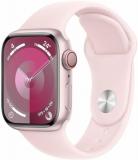 Apple Watch Series 9 GPS 41mm Aluminium Case Rose Sports Band Light Pink - S/M