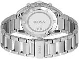 BOSS Chronograph Quartz Watch for Men TOP Collection with Stainless Steel or Silicone Bracelet