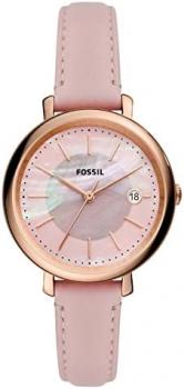 Fossil Women's Analogue Quartz Watch with Leather Strap ES5092