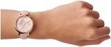 Fossil Women's Analogue Quartz Watch with Leather Strap ES5092