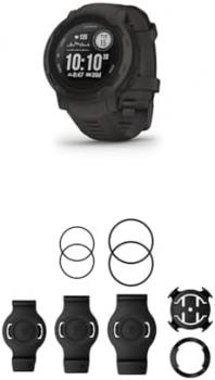 Garmin Instinct 2 Solar Tactical – Rugged GPS Smartwatch with Infinite Battery Life in Smartwatch Mode & QuickFit Band