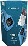 Garmin vivofit Jr.3 Fitness Tracker for Kids, Includes Interactive App Experience, Swim-Friendly, Up To 1-year Battery Life, Adjustable watch band, Blue Stars