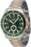 Invicta Pro Diver 47129 Men's Watch - Waterproof - Analogue - Quartz Movement - Stainless Steel with Green dial - 44mm