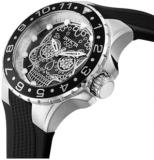 Invicta Aviator 36855 Men's Watch - Waterproof - Analogue - Quartz Movement - Stainless Steel with Black dial - 50mm