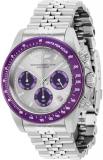 Invicta Speedway 36735 Watch - Waterproof - Analogue - Quartz Movement - Stainless Steel with Silver dial - 39mm