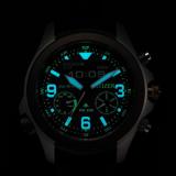 Citizen Men's Analogue-Digital Eco-Drive Watch with Plastic Strap JV1007-07E