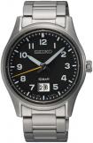 Seiko Men Analog Quartz Watch with Stainless Steel Strap SUR569P1
