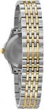 Bulova Women's Analogue Quartz Watch with Stainless Steel Strap 98M124