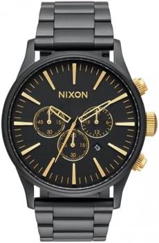 Nixon Men's Analog Japanese Quartz Watch with Stainless Steel Strap A1390-1041-00