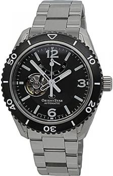 Orient Star Semi Skeleton Power Reserve Sapphire Black Dial Watch RE-AT0101B