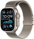 Apple Watch Ultra 2 GPS + Cellular 49mm Smartwatch, Sports Watch with Natural Rugged Titanium Case and Natural Milanese Loop- L. Fitness Tracker, Precision GPS, Extra-Long Battery Life, Carbon Neutral