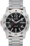 Nixon Mens Smyth 44 Silver/Black, Silver/Black, Smyth 44