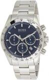 BOSS Watches and Jewelry Chronograph Watch and Stainless Steel Bracelet for Men