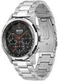 BOSS Solar Chronograph Quartz Watch for men with Leather or Stainless Steel strap