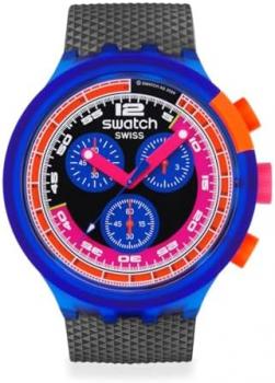 Swatch Watch NEON PARTY TO THE MAX SB06N102 Black, blue