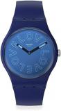 Swatch New Gent Love to GO Around Quartz Watch, Blue, Quartz Watch