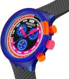 Swatch Watch NEON PARTY TO THE MAX SB06N102 Black, blue