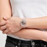 Swatch Gent BIOSOURCED Clearly Quartz Watch, Transparent, Modern