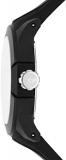 Diesel Men's Double Up Quartz Watch with Silicone Strap, Black, 24 (Model: DZ1982)