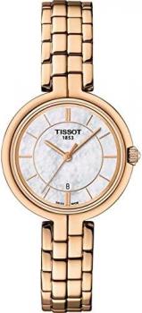 Tissot T0942103311101 Women's Flamingo Quartz Mother of Pearl Dial Bracelet, Bracelet Type