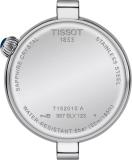 Tissot T1520101603801 Desir Wristwatch, Blue, Silver, Classic