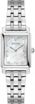 Bulova Women's Analogue Quartz Watch with Stainless Steel Strap 96P244