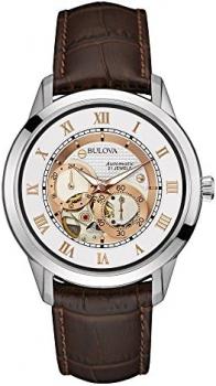 Bulova Sutton Automatic 96A172 Brown Leather Men's Watch