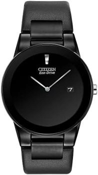 Citizen Eco-Drive Men's Black Ion Plated Axiom Strap Watch