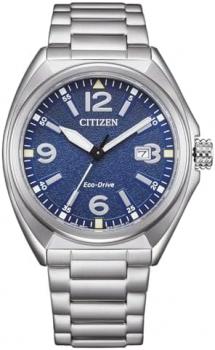 Citizen Men's Analogue Eco-Drive Watch with Stainless Steel Strap AW1571-76L