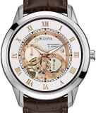 Bulova Sutton Automatic 96A172 Brown Leather Men's Watch