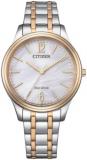 Citizen Eco-Drive Solar Women's Watch with Stainless Steel Link Strap with 33 mm Diameter in Various Designs