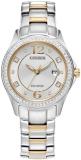 Citizen Women's Analog Quartz Watch with Stainless Steel Strap FE1146-71A