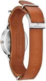 Citizen Men's Analog Quartz Watch with Leather Strap BJ6508-02W