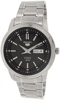 Seiko 5 Mens Analogue Automatic Watch with Stainless Steel Bracelet SNKM87K1