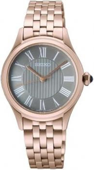 Seiko Women's Analog Quartz Watch with Stainless Steel Strap SUR614P1