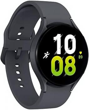 Samsung Galaxy Watch 5 (44mm) Bluetooth - Smartwatch mit Fitness Tracker, Graphite, Deutsche version (Renewed)