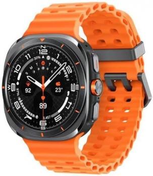 Samsung Galaxy Watch Ultra 4G 47mm Gris (Titanium Gray) y Correa Marine Band Naranja L705