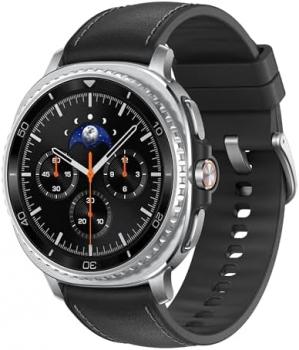 Samsung Galaxy Watch8 Classic 46mm, AI Smart Watch with Cushion Design and Rotating Bezels, with Hybrid Band and Wearable Display, LTE, Black, 3 Year Samsung Extended Warranty (UK Version)