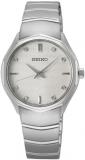 Seiko Women's Analog Quartz Watch with Stainless Steel Strap SUR615P1