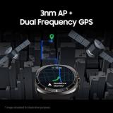 SAMSUNG Galaxy Watch Ultra AI Smart Watch, Health Monitoring Fitness Tracking, 47mm LTE Titanium Silver(UK Version) (Renewed)