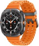 Samsung Galaxy Watch Ultra (2025), AI Smart Watch, Marine Band, Titanium Casing, Cushion Design, Quick Button, 47mm, LTE, Titanium Grey, 3 Year Samsung Extended Warranty (UK Version)